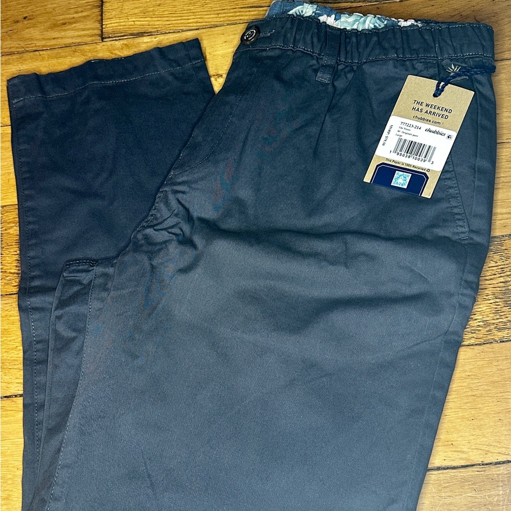Chubbie’s The Musts 30” Original pant Large Dark Grey New With Tags